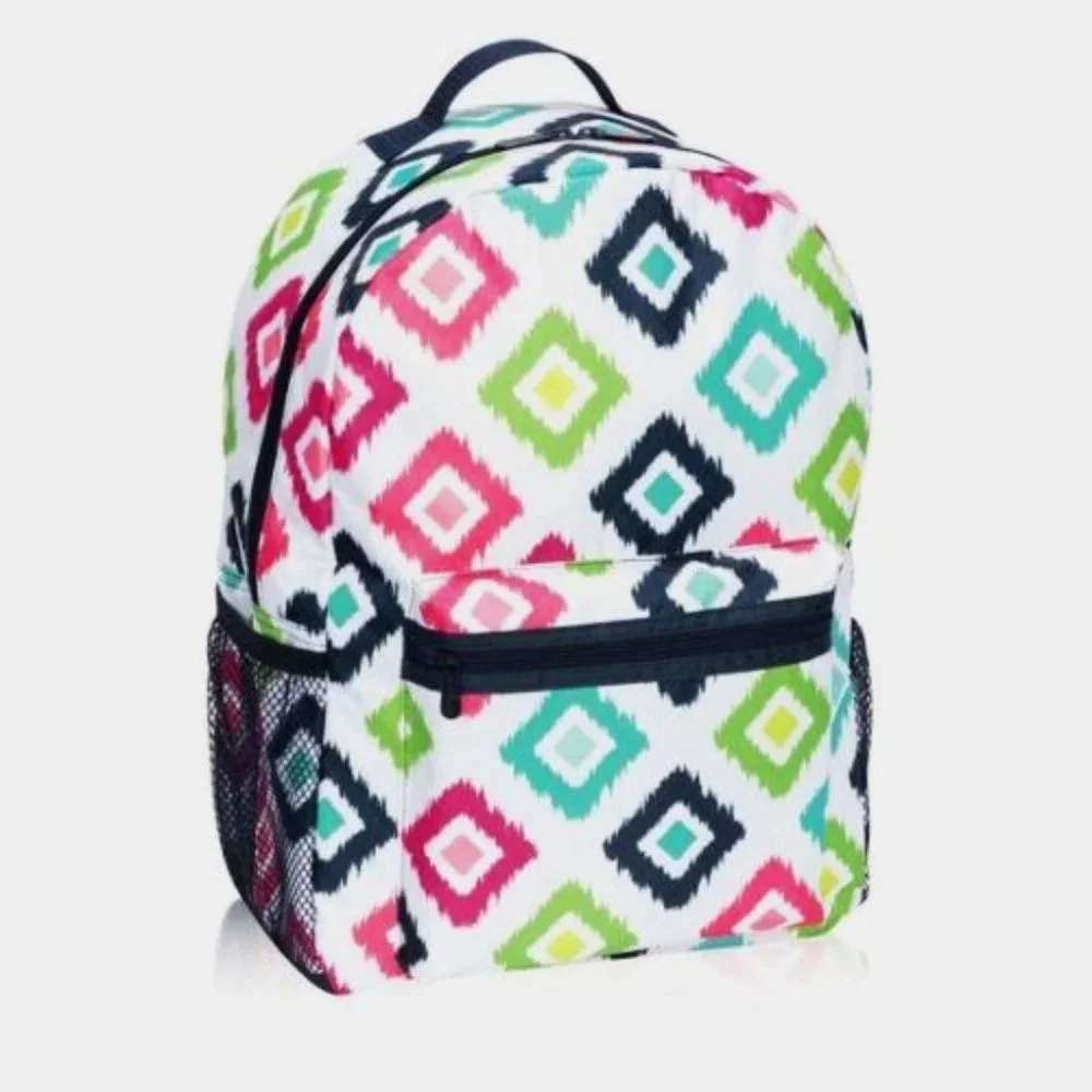 Thirty-one Going My Way Backpack zippers pockets Candy Corners Colorful NEW!